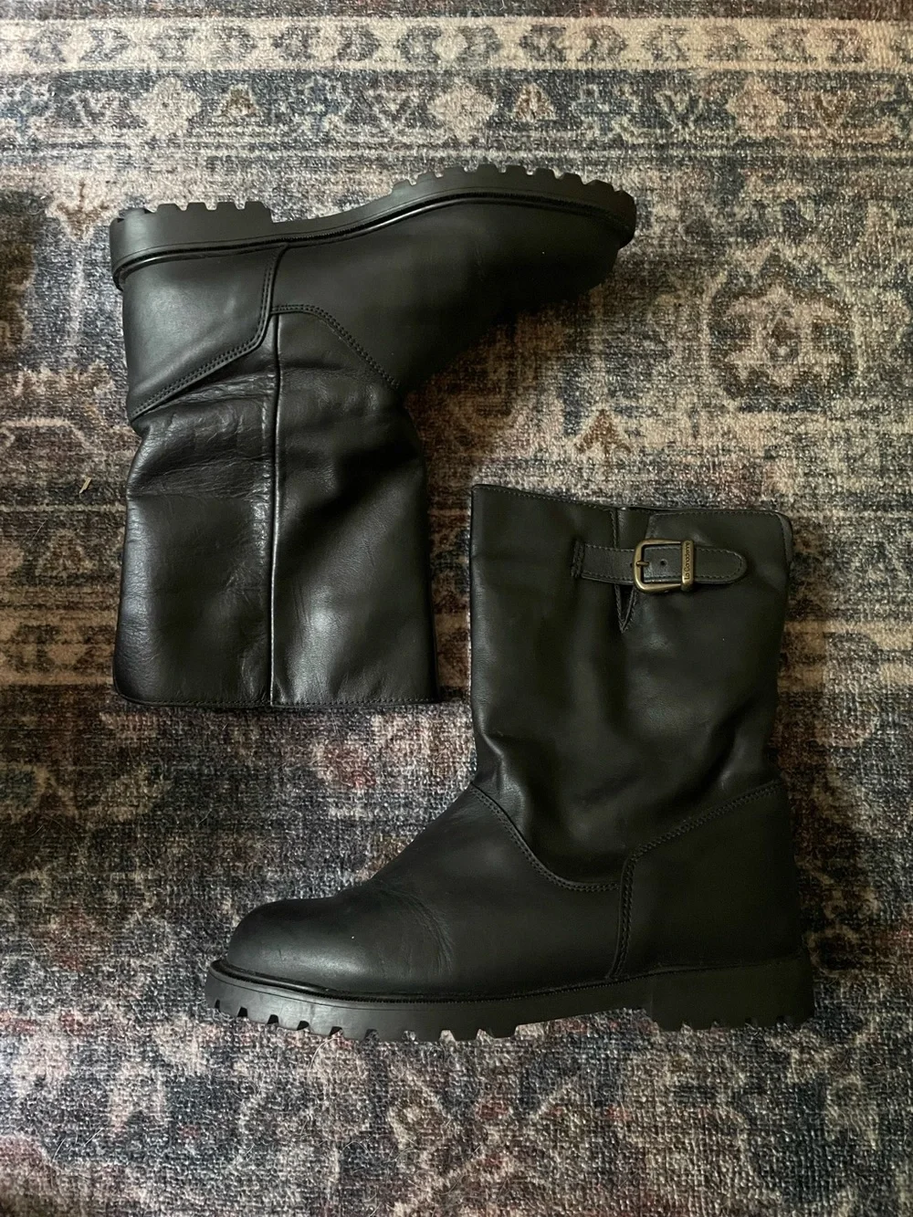 La Canadienne engineer boots in city dry